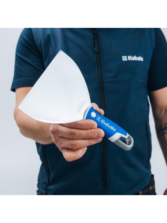 Kubala Nerūd. plieno glaistyklė su rankenoje įmontuota sukimo galvute 150 mm. Master Line 1 Kubala Nerūd. plieno glaistyklė su rankenoje įmontuota sukimo galvute 150 mm. Master Line 1