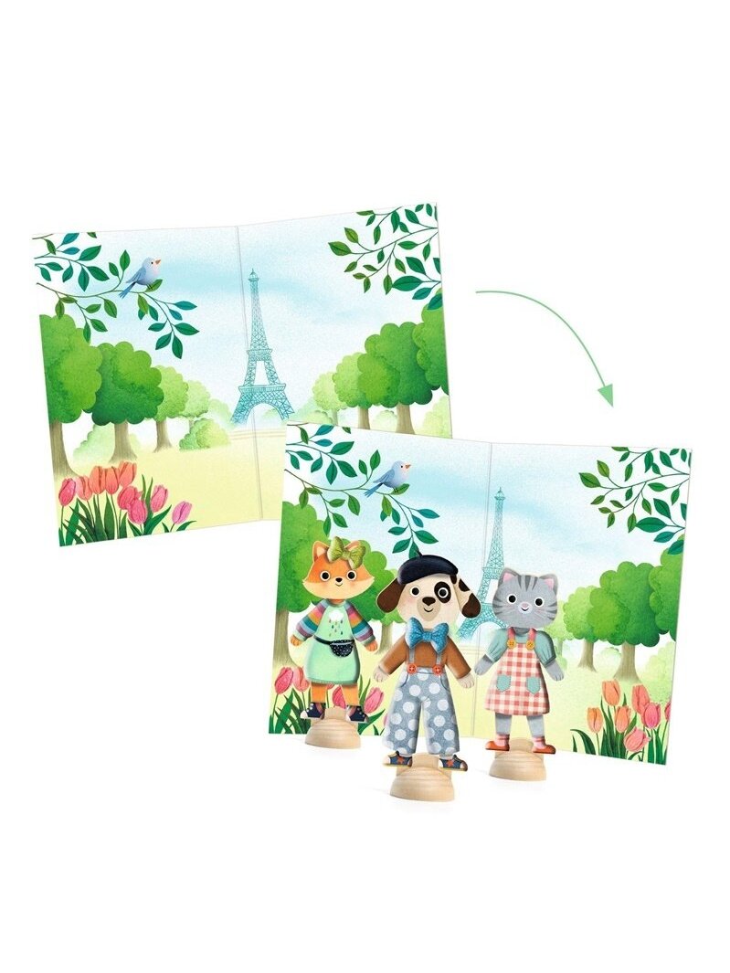 Kūrybos rinkinys Djeco Bonjour Paris DJ09849 2 Kūrybos rinkinys Djeco Bonjour Paris DJ09849 2