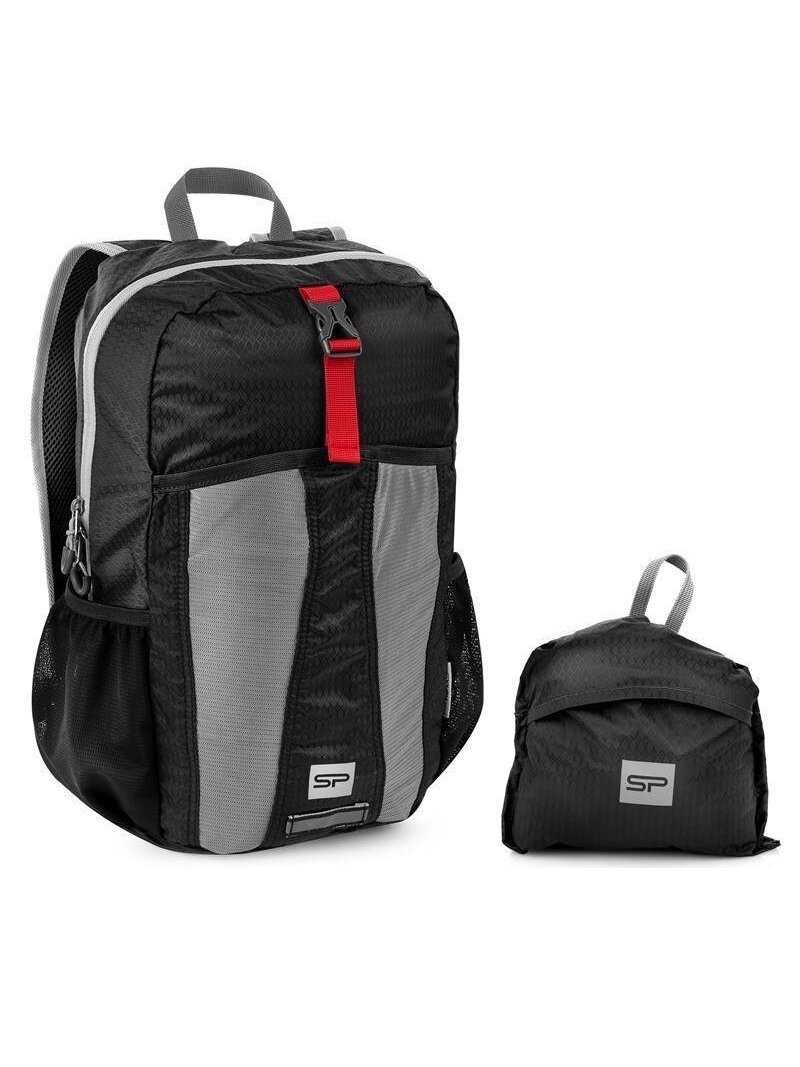 Kuprinė Spokey Hidden Peak 928527, juoda/raudona, 18 l Kuprinė Spokey Hidden Peak 928527, juoda/raudona, 18 l