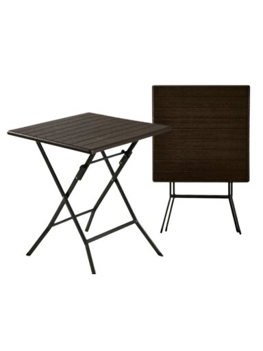 Kvadratinis stalas WOOD 61x61 cm