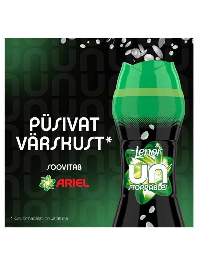 Kvap Lenor Unstoppable Secent of Ariel, granulės 0.495 l 2 Kvap Lenor Unstoppable Secent of Ariel, granulės 0.495 l 2