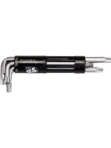 L-raktų komplektas TORX T10-T50 CLASSIC, KS Tools
