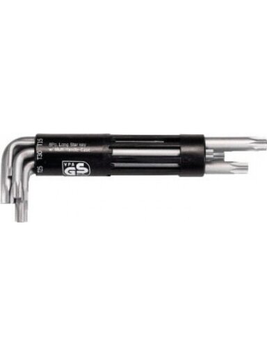 L-raktų komplektas TORX T10-T50 CLASSIC, KS Tools