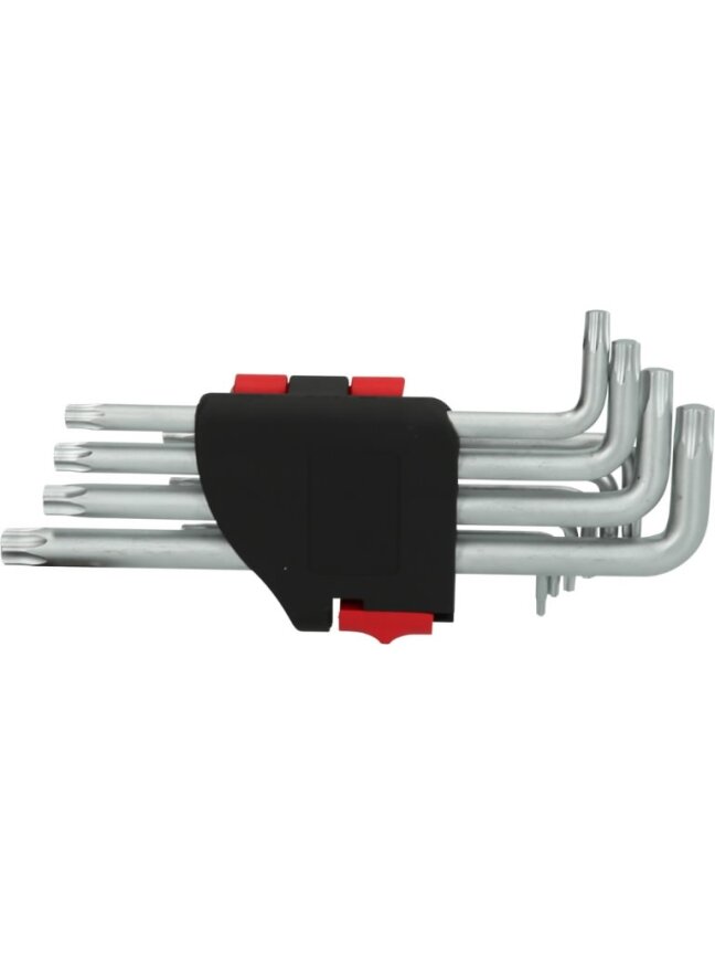 L- raktų komplektas TORX ,T8-T50, 10vnt, ilgi, KS Tools 3