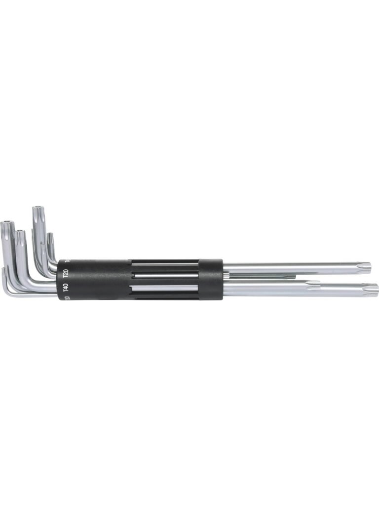 L-raktų komplektas TORX 8 vnt, TB10-TB50, ilgi, KS Tools 1