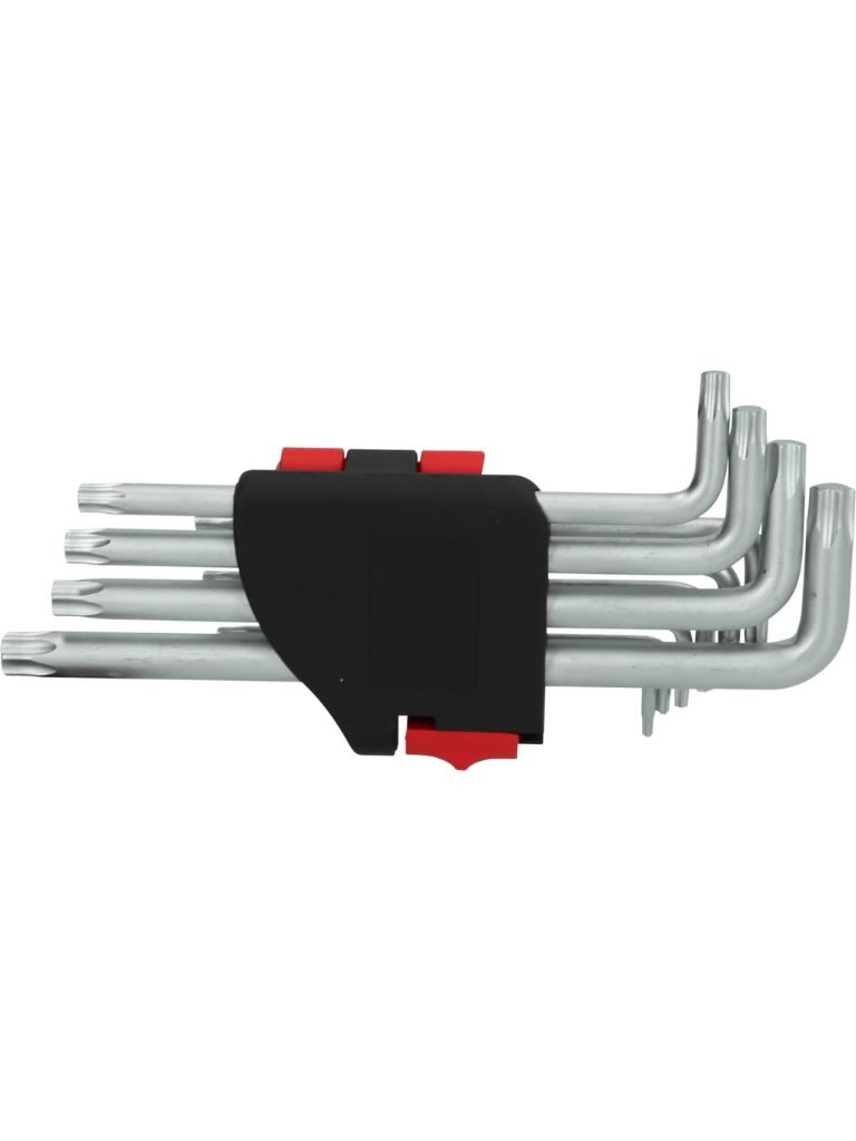 L- raktų komplektas TORX ,T8-T50, 10vnt, ilgi, KS Tools 3