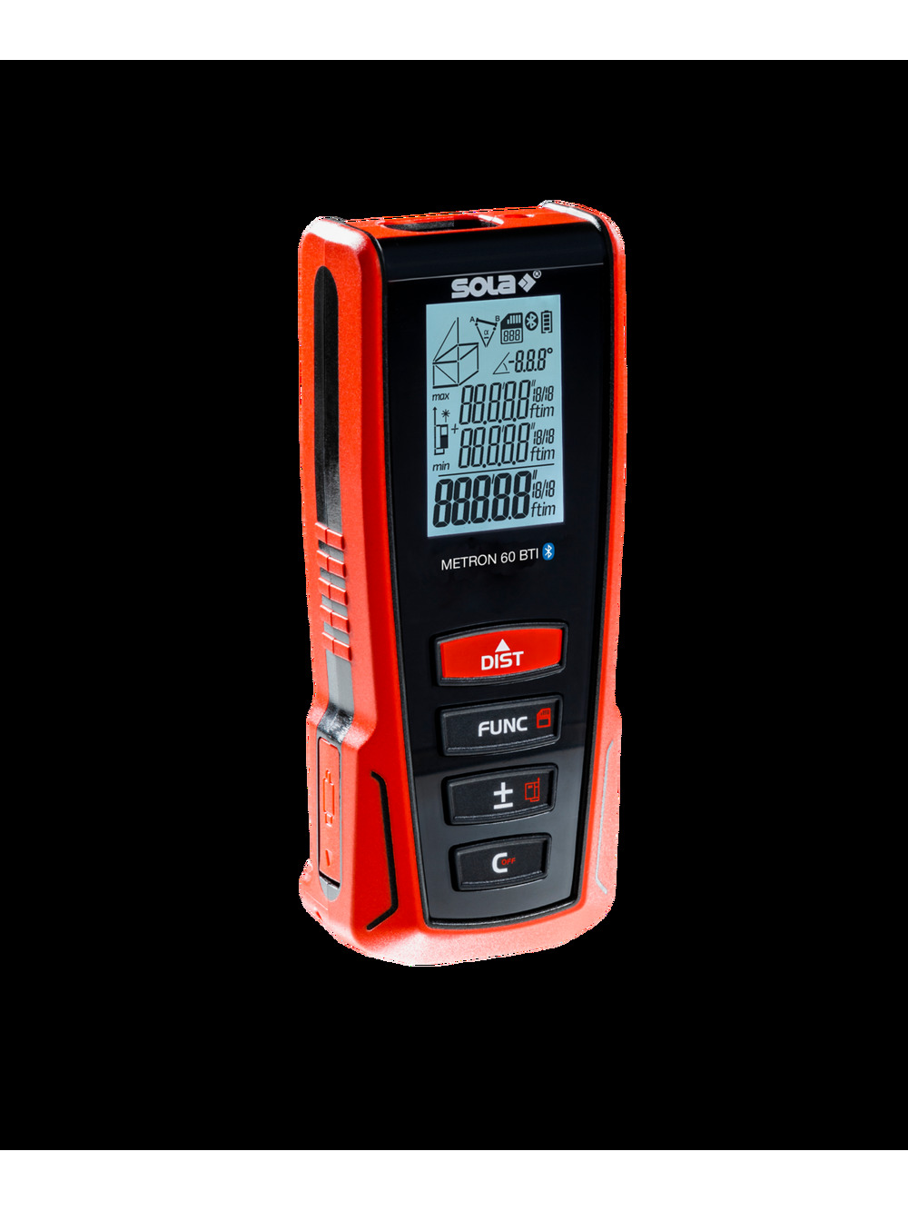 Lazeris atstumui matuoti METRON 60 m ±1,5 mm su Bluetooth ir posvyrio jutikliu SOLA (Metron60BTI) 4 Lazeris atstumui matuoti METRON 60 m ±1,5 mm su Bluetooth ir posvyrio jutikliu SOLA (Metron60BTI) 4