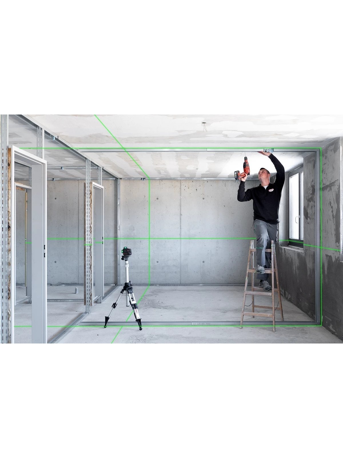 Lazeris linijinis PLANO 3D green (žalias spindulys) 360° SOLA 14 Lazeris linijinis PLANO 3D green (žalias spindulys) 360° SOLA 14