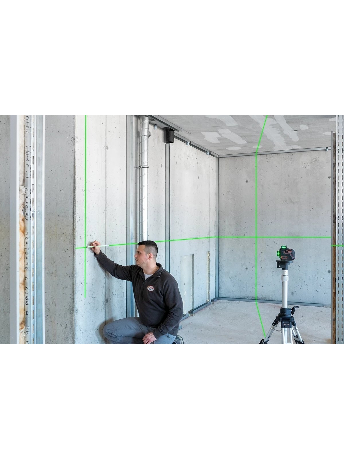 Lazeris linijinis PLANO 3D green (žalias spindulys) 360° SOLA 15 Lazeris linijinis PLANO 3D green (žalias spindulys) 360° SOLA 15