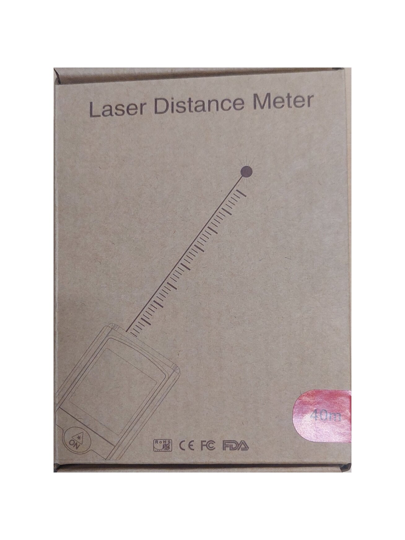 Lazerinis atstumo matuoklis (0,05-40 m) 7 Lazerinis atstumo matuoklis (0,05-40 m) 7