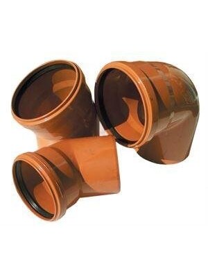 Lauko kanalizacijos alkūnė Magnaplast, Ø 160 mm, 45° 1 Lauko kanalizacijos alkūnė Magnaplast, Ø 160 mm, 45° 1