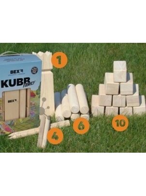 Lauko žaidimas KUBB Family 2