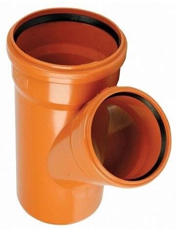 Lauko kanalizacijos trišakis Magnaplast, Ø 110 / 110 mm, 45° Lauko kanalizacijos trišakis Magnaplast, Ø 110 / 110 mm, 45°
