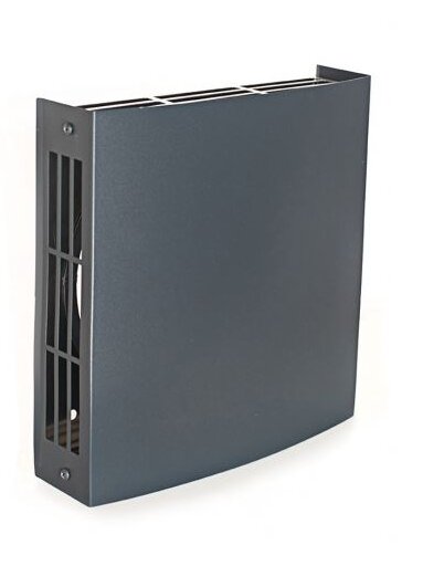 Lauko padavimo/ištraukimo grotelės-stogelis d125 pilkos sp.