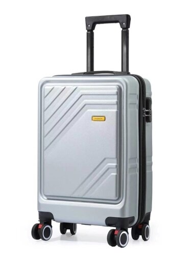 Lagaminas EBOX PC031620, sidabrinės spalvos, 32×22×54 cm