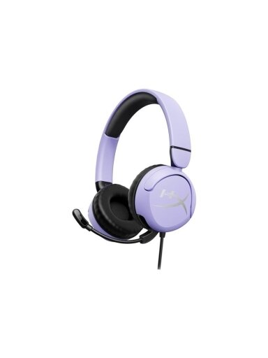 Laidinės žaidimų ausinės HyperX Cloud mini, violetinės