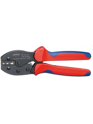 Laidų antgalių užspaudimo replės 0,5-6mm2, Knipex