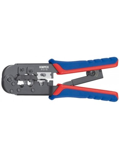 Laidų antgalių užspaudimo replės RJ11/12, RJ45, Knipex