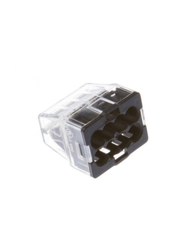 Laidų jungė Pawbol E.4184K-5, 8 x 2.5 mm², juoda, 5 vnt.
