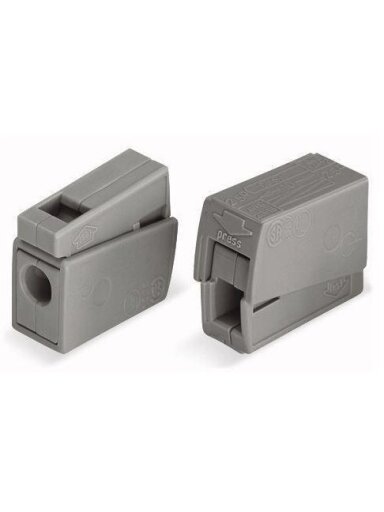 Laidų jungė Wago 224-101, 2 x 0,5-2,5 mm², 400 V, 5 vnt.