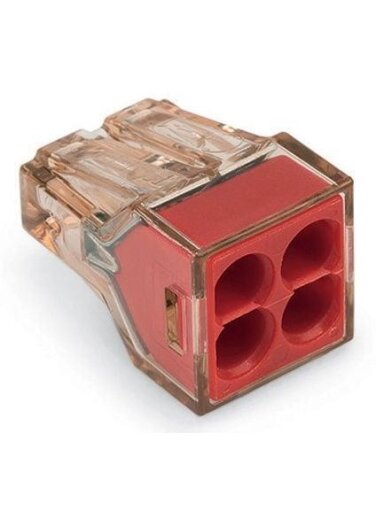Laidų jungė Wago 773-604/5, 4 x 1,5-4 mm², 400 V, 5 vnt.