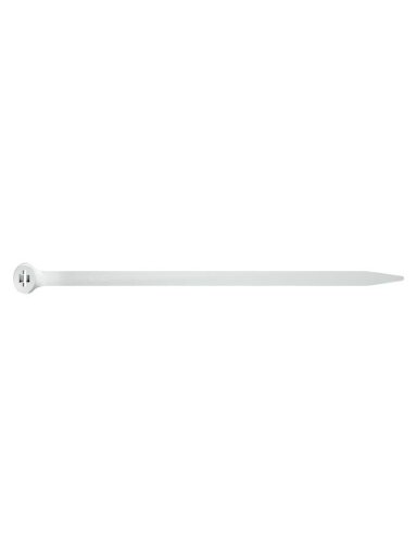 Laidų tvirtinimo dirželiai 2-LOCK, 4,5×360mm, balti, 100vnt.