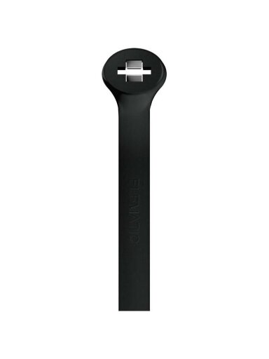Laidų tvirtinimo dirželiai 2-LOCK, 4.5x200mm,juodi, 100vnt