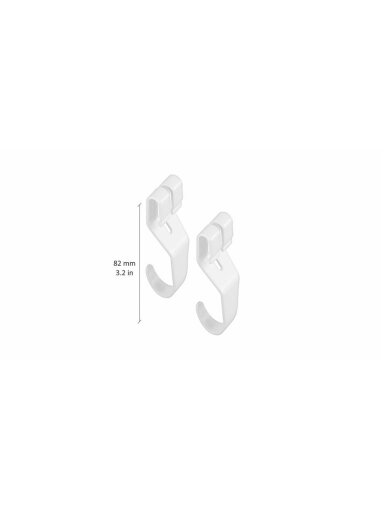 Laikiklis skersiniui Dolle, 82 mm x 32 mm, 2 vnt.