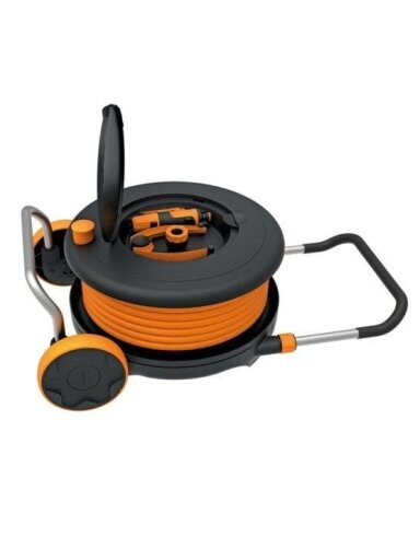 Laistymo vežimėlis su žarna Fiskars 1023643