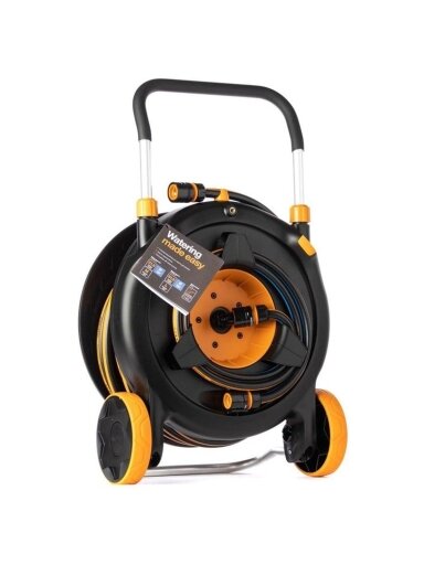 Laistymo vežimėlis su žarna Fiskars 1071670, 56.6 cm