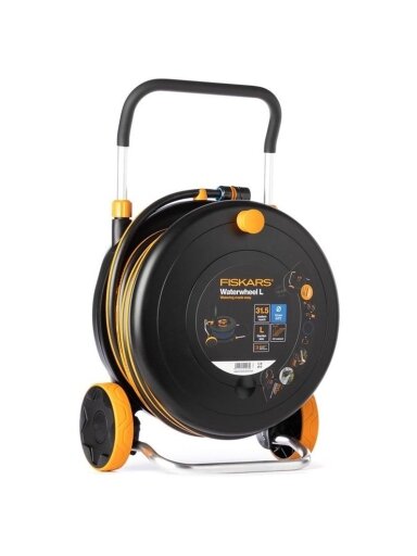Laistymo vežimėlis su žarna Fiskars 1071670, 56.6 cm