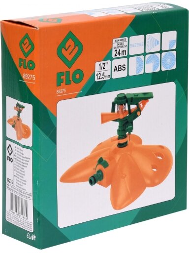 Laistytuvas pulsuojantis 1/2'' 6 padėčių 45°-360° Flo | d≈24m