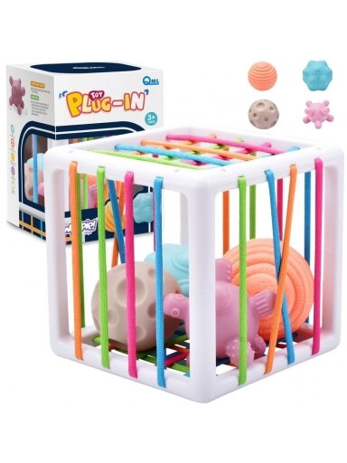 Lankstus sensorinis kubas WOOPIE Baby Sorter