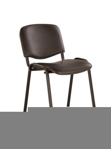 Lankytojų kėdė ISO BLACK (SENC) V-14, juoda Lankytojų kėdė ISO BLACK (SENC) V-14, juoda