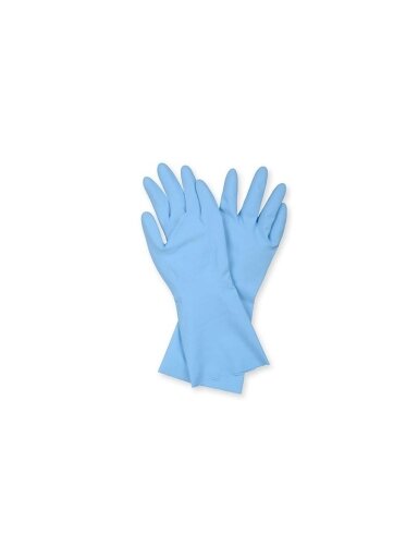 Latekso pirštinės Spontex Optimal, S, mėlyna, 1 pora