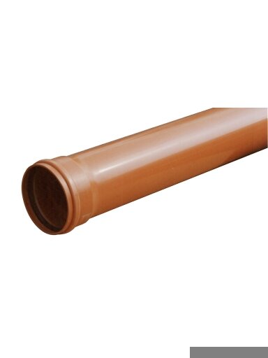 Lauko kanaliz. PVC N vamzdis su mova d. 110/ 3.2/ 2 m Lauko kanaliz. PVC N vamzdis su mova d. 110/ 3.2/ 2 m