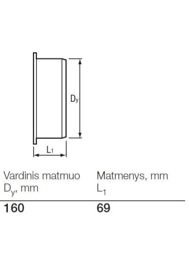 Lauko kanalizacijos aklė Wavin, Ø 160 mm