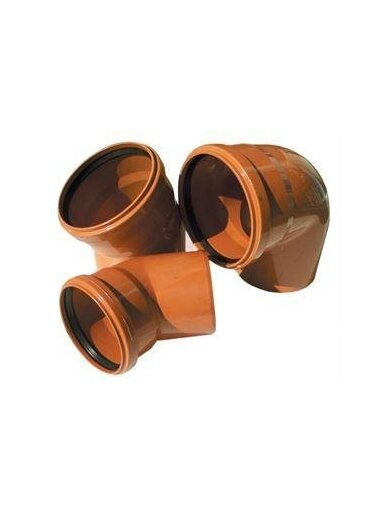 Lauko kanalizacijos alkūnė Magnaplast, Ø 110 mm, 15°