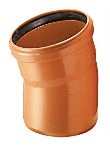 Lauko kanalizacijos alkūnė Magnaplast, Ø 110 mm, 15°