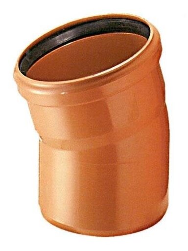 Lauko kanalizacijos alkūnė Magnaplast, Ø 110 mm x 30°