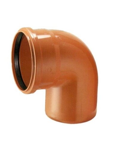 Lauko kanalizacijos alkūnė Magnaplast, Ø 200 mm, 87°
