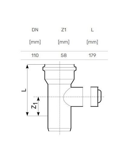 Lauko kanalizacijos pravala Magnaplast, Ø 110 mm