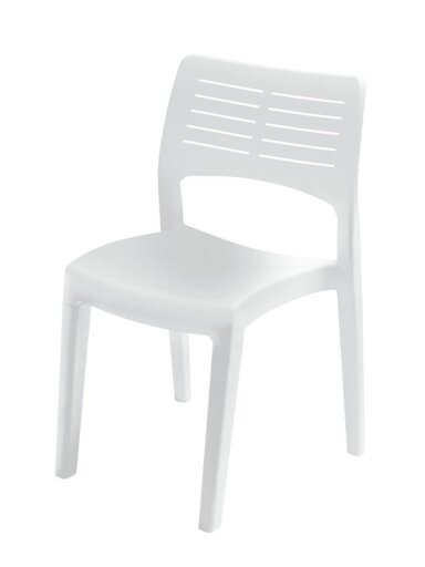 Lauko kėdė Progarden Smart, balta, 51 cm x 50 cm x 82 cm