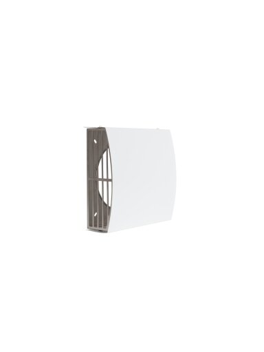 Lauko padavimo/ištraukimo grotelės d200 baltos sp., nerūd.plieno ST200B