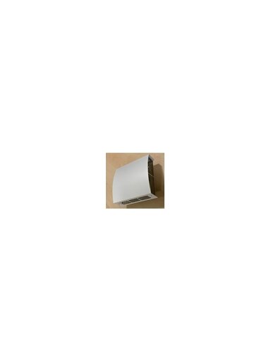 Lauko padavimo/ištraukimo grotelės - stogelis d160 baltos sp. ST160B