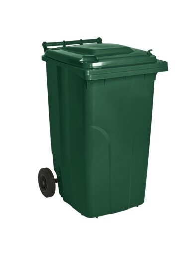 Lauko šiukšliadėžė 2406296, žalia, 240 l
