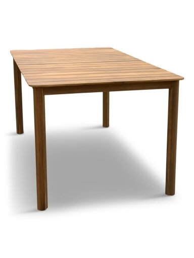Lauko stalas Elodie, rudas, 160 cm x 90 cm x 90 cm Lauko stalas Elodie, rudas, 160 cm x 90 cm x 90 cm