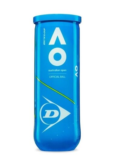 Lauko teniso kamuoliukas Dunlop AUSTRALIAN OPEN, 3 vnt.