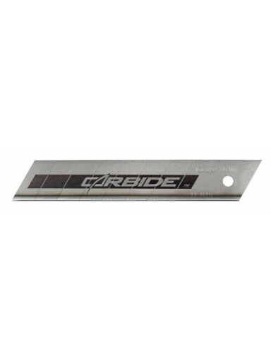 Laužomos geležtės CARBIDE 18mm 50vnt, Stanley