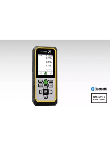 Lazerinis atstumo matuoklis LD 530 BT  0.05 m-200 m, Stabila